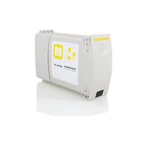 HP 80 Tinteiro Amarelo - Compatível