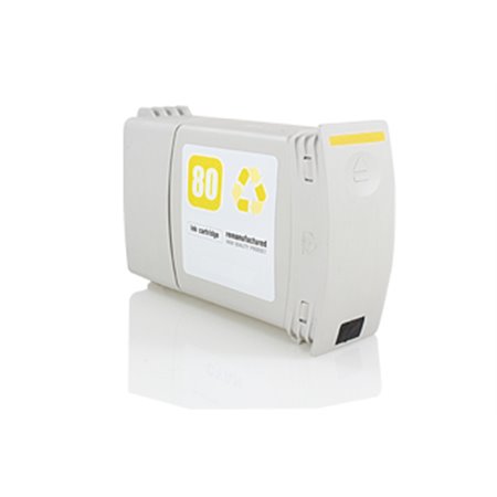 HP 80 Tinteiro Amarelo - Compatível