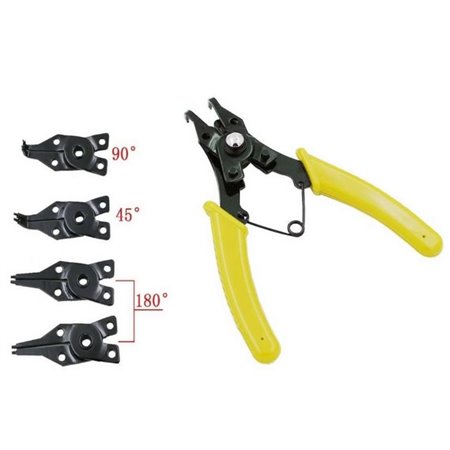 Alicate C/ Circlip C/ Pontas Intermutáveis