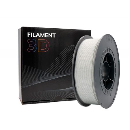 Filamento 3D PLA, Diâmetro 1.75mm, Bobina 1kg, Marmore - Compatível