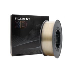 Filamento 3D PLA, Diâmetro 1.75mm, Bobina 1kg, Transparente - Compatível Filamento 3D PLA, Diâmetro 1.75mm, Bobina 1kg, Transparente - Compatível