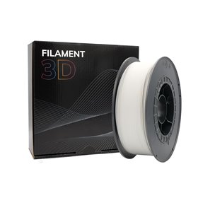 Filamento 3D PLA, Diâmetro 1.75mm, Bobina 1kg, Branco - Compatível Filamento 3D PLA, Diâmetro 1.75mm, Bobina 1kg, Branco - Compatível