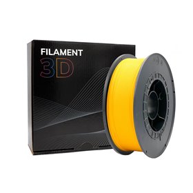 Filamento 3D PLA, Diâmetro 1.75mm, Bobina 1kg, Amarelo - Compatível Filamento 3D PLA, Diâmetro 1.75mm, Bobina 1kg, Amarelo - Compatível