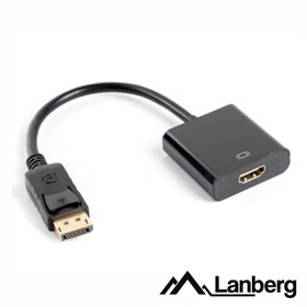 Adaptador Displayport Macho / Hdmi Fêmea Lanberg