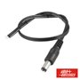 Ficha Alimentação Dc Fêmea Ø 5.5-2.1Mm 12Mm C/ Cabo