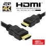 Cabo Hdmi Dourado Macho / Macho 2.2 4K Preto 1M Alpha