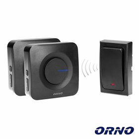 Campainha Portátil C/ 2 Receptores 200M Orno