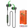 Auscultadores Bluetooth S/ Fios Mic Verde 4Sport Forever