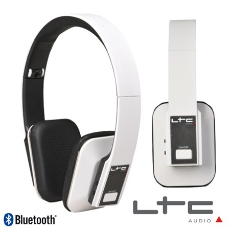 Auscultadores Bluetooth Dj S/ Fios Articulados Brancos Ltc