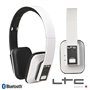 Auscultadores Bluetooth Dj S/ Fios Articulados Brancos Ltc