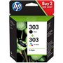 Tinteiro Original HP nº303 Multipack/ Preto/ 3 Cores