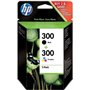 Tinteiro Original HP nº300 Multipack/ Preto/ 3 Cores