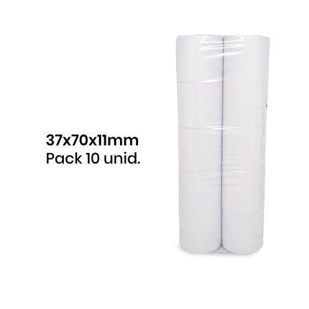 Rolo de Papel Normal 37x70x11 - Pack de 10 unidades