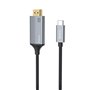 Cabo Adaptador Conversor USB-C para HDMI, Ultra HD 4K, Hoco UA13 - Cinzento