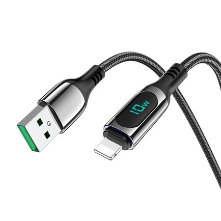 Cabo de Dados e Carregamento USB para Lightning, Hoco S51 Extreme - Preto