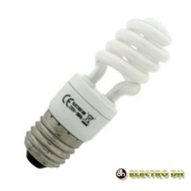Lâmpada E27 5W25W 230V Eco Espiral 6400K Edh