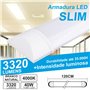 Armadura Led Slim 36W1.2M Ip20 Branco Natural 2900Lm