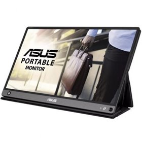 Monitor portátil Asus ZenScreen Go MB16AHP 15,6"/ Full HD/ Multimídia/ Prata e preto