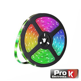 Fita 300 Leds 5050 Rgb 12V 5M 14.4W/M Ip20 Prok