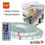 Kit 2 Fitas Led Rgb 12V 2X5M Ip65 Wifi+Ir Tuya Avide