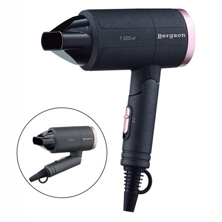 Secador De Cabelo 1300W Preto Bergson