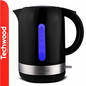 Fervedor De Água Elétrico Preto 2200W 1.7L Techwood