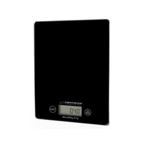 Balança Cozinha Digital Preto 5Kg