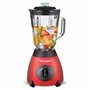 Liquidificador 500W 1.5L C/ Jarro De Vidro Vermelho Techwood