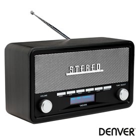 Rádio Am/Fm/Bluetooth/ Mp3/Aux Vintage Denver