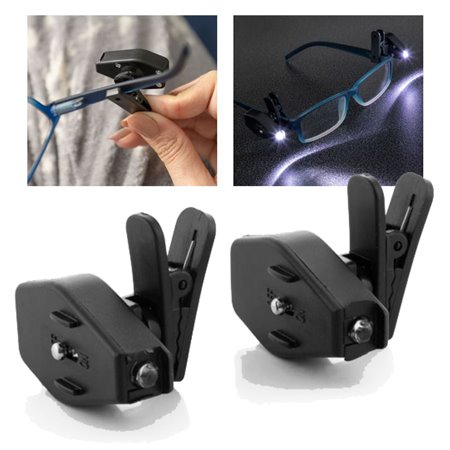 Conjunto Luzes Led C/ Clip P/ Hastes Dos Óculos