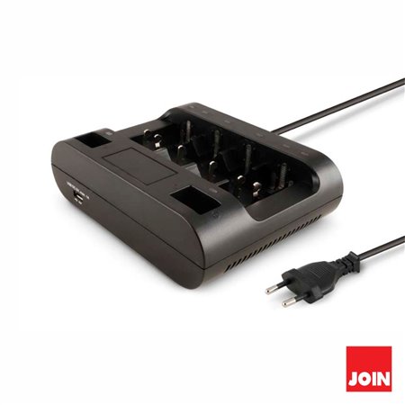 Carregador De Baterias Aa/Aaa/C/D Join