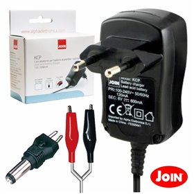 Carregador De Baterias 6V 600Ma C/ Proteção Join