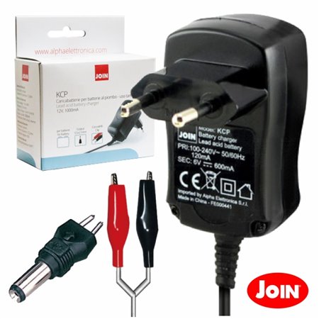 Carregador De Baterias 6V 600Ma C/ Proteção Join