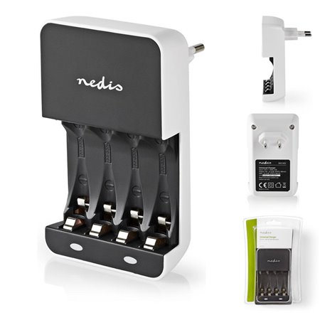 Carregador De Pilhas Nimh Aa/Aaa Nedis