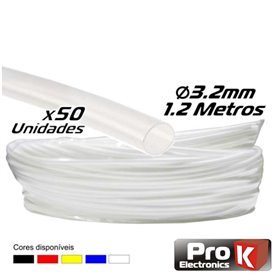 Tubo Manga Termoretráctil 3.2Mm 1.2M 50X Transparente Prok
