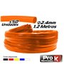 Tubo Manga Termoretráctil 2.4Mm 1.2M 50X Vermelho Prok