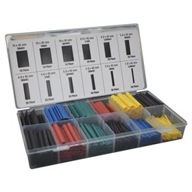 Kit Manga Termoretráctil Multicor 280Pcs 4.5Cm