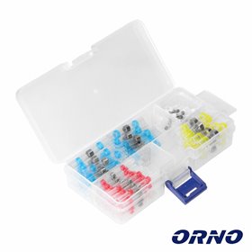 Conjunto 100 Uniões Termoretractil Com Solda 1.5-4.0Mm2 Orno