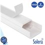 Calha Técnica Pvc C/ Adesivo 10X20Mm 136Mm² 2M Solera
