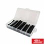 Conjunto De Tubos Manga Termoretráctil 100Pcs Preto Alpha
