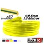 Tubo Manga Termoretráctil 9.5Mm 1.2M 25X Verde/Amarela Prok