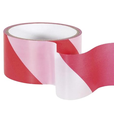Fita De Barreira Branca E Vermelha 48Mmx50M