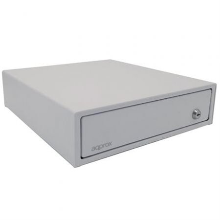 Gaveta de dinheiro Aprox appCASH33WH/ Manual e Automático/ Branco