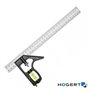 Esquadro Metálico C/ Nível De Bolha 300Mm Hogert