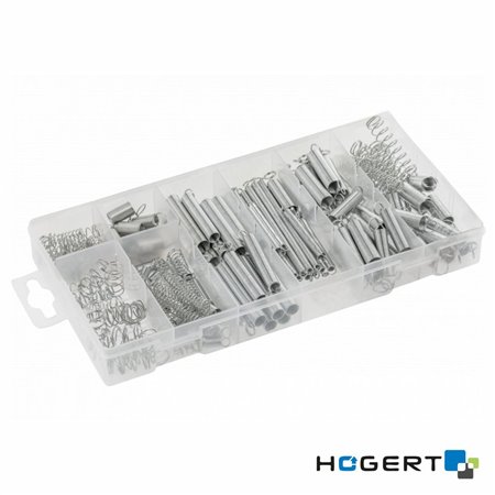 Conjunto De 200 Molas Espirais Em Aço Hogert