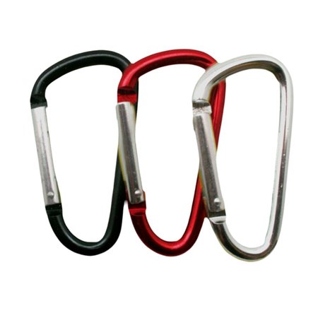 Conjunto De 3 Mosquetões De Alumínio