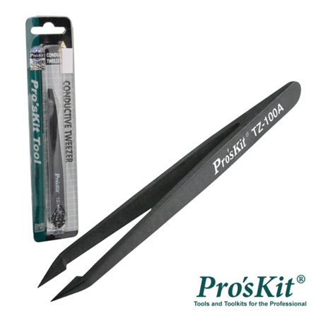 Pinça C/ Pontas Finas Condutivas Proskit