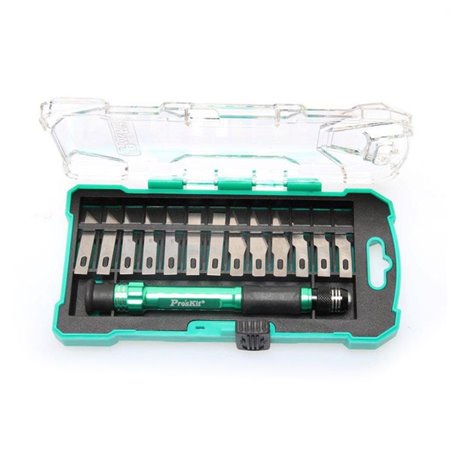 Conjunto X-Ato C/ 13 Tipos De Lâminas Proskit