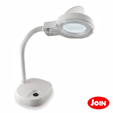 Candeeiro C/ Lupa Secretária 3/8 Dioptrias 10W Join