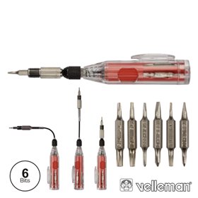 Conjunto Aparafusadora 2Em1 C/ Haste Extensível E Flexível